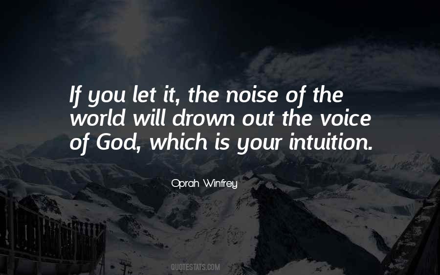 Quotes About Intuition And God #1376360