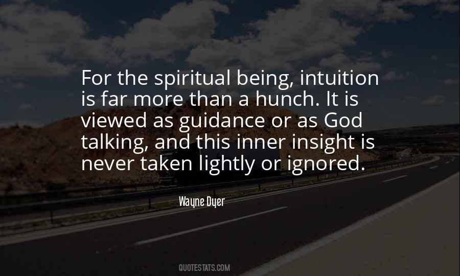 Quotes About Intuition And God #1738774