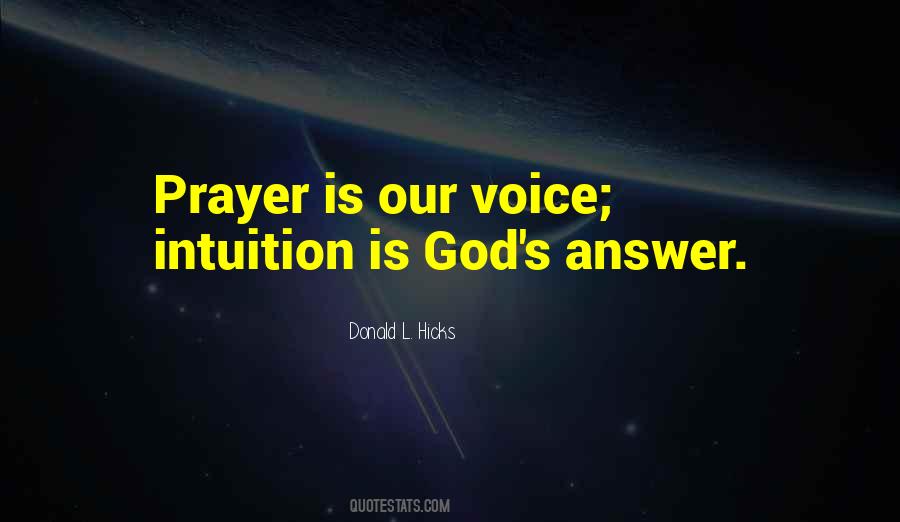 Quotes About Intuition And God #502303