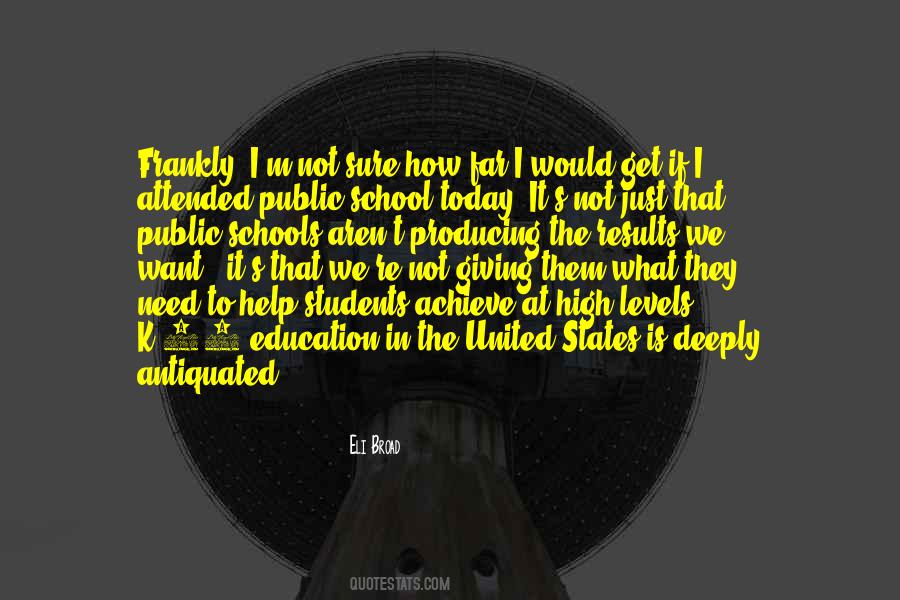 Quotes About Public Schools #530961