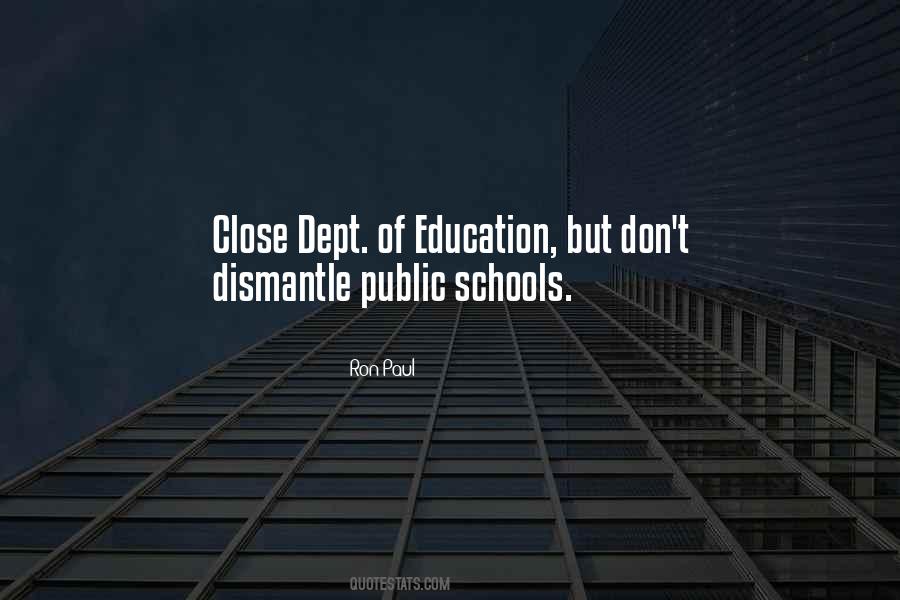 Quotes About Public Schools #834274