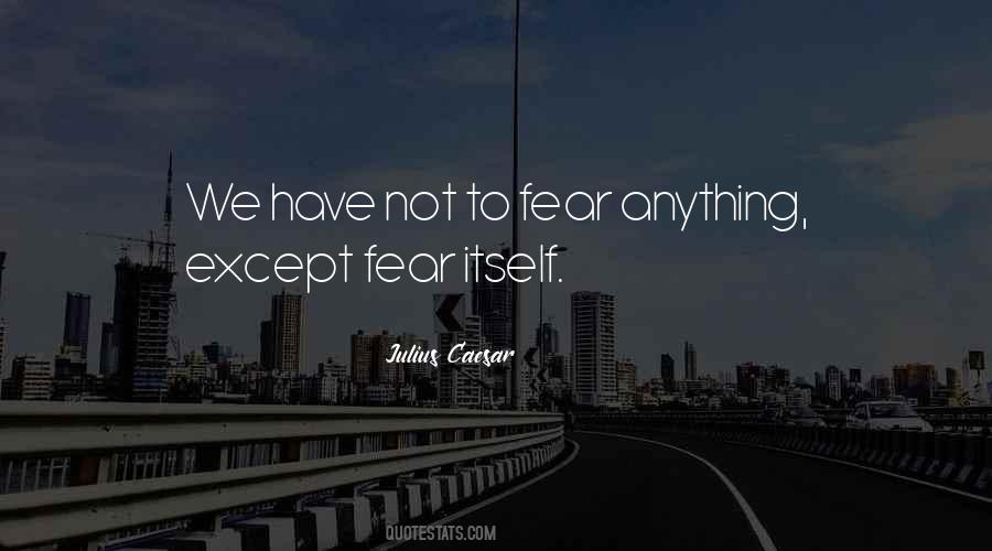 Quotes About Fear Itself #861425