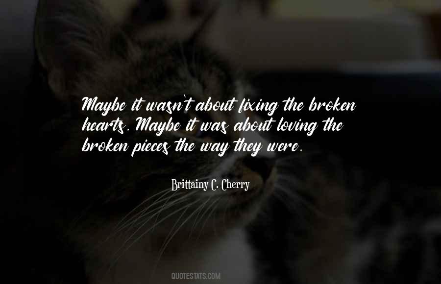 Quotes About Fixing What's Broken #1340155