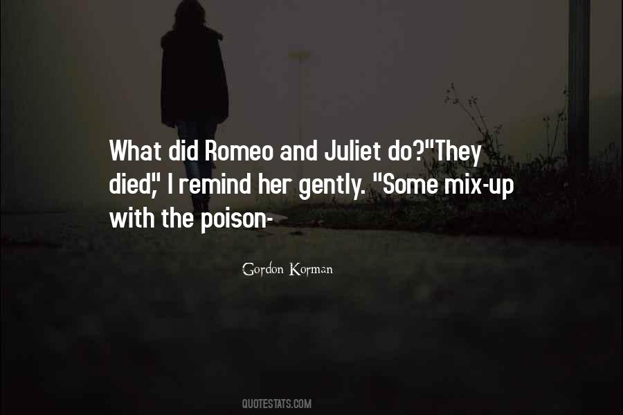 Quotes About Juliet #1811293