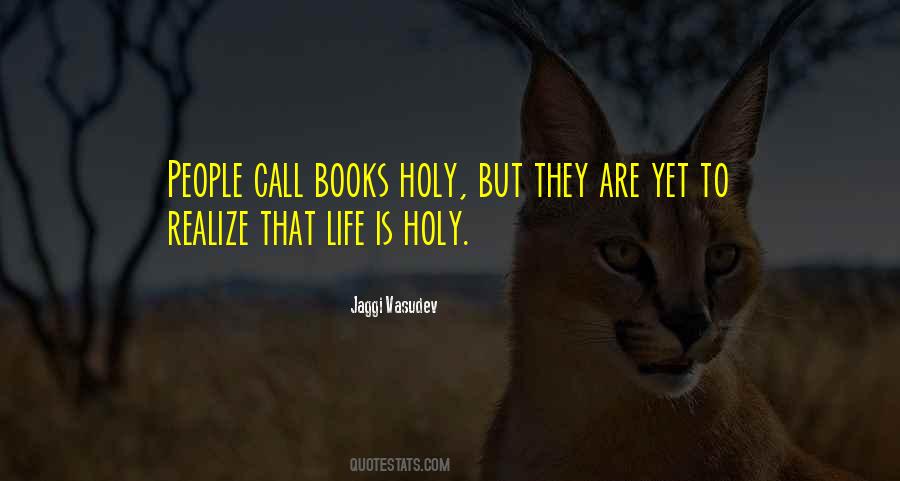 Quotes About Holy Books #168694