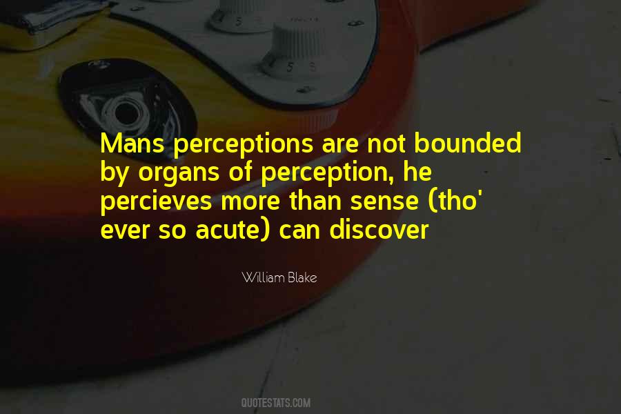 Quotes About Sense Perception #1149551