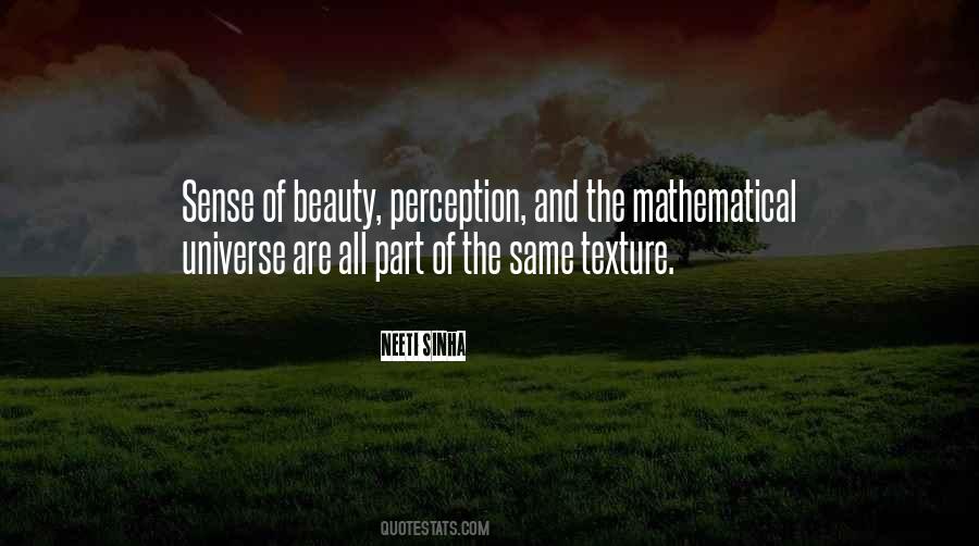 Quotes About Sense Perception #76972
