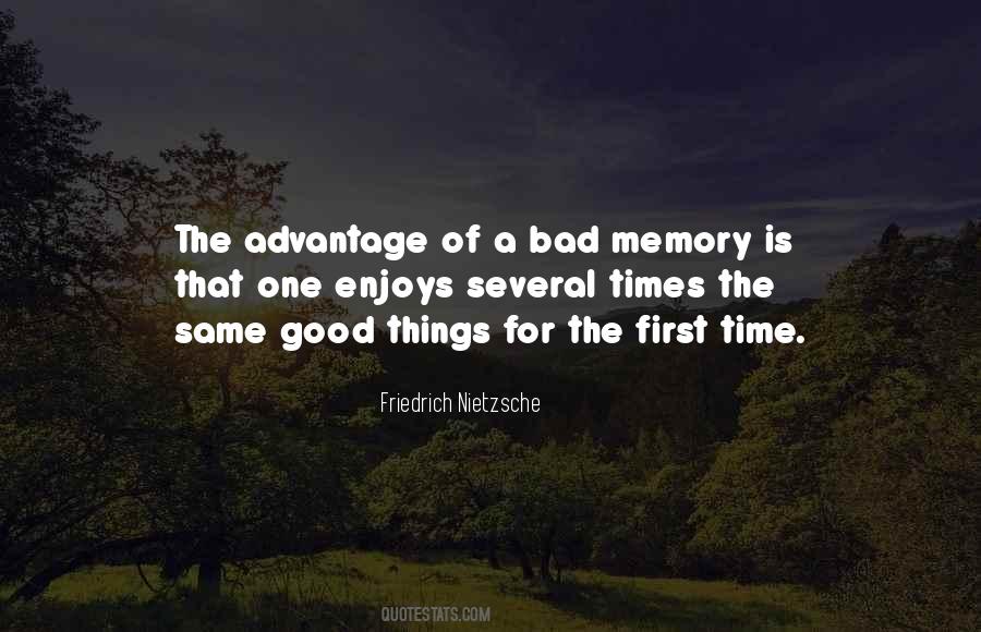 Quotes About A Bad Memory #1151921