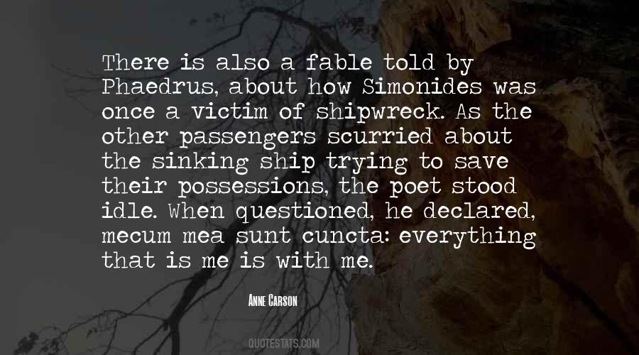 A Sinking Ship Quotes #1872714