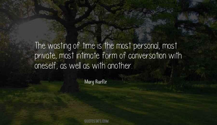 Quotes About Wasting Of Time #817175