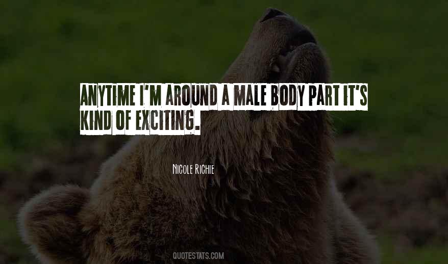 Male Body Quotes #379488