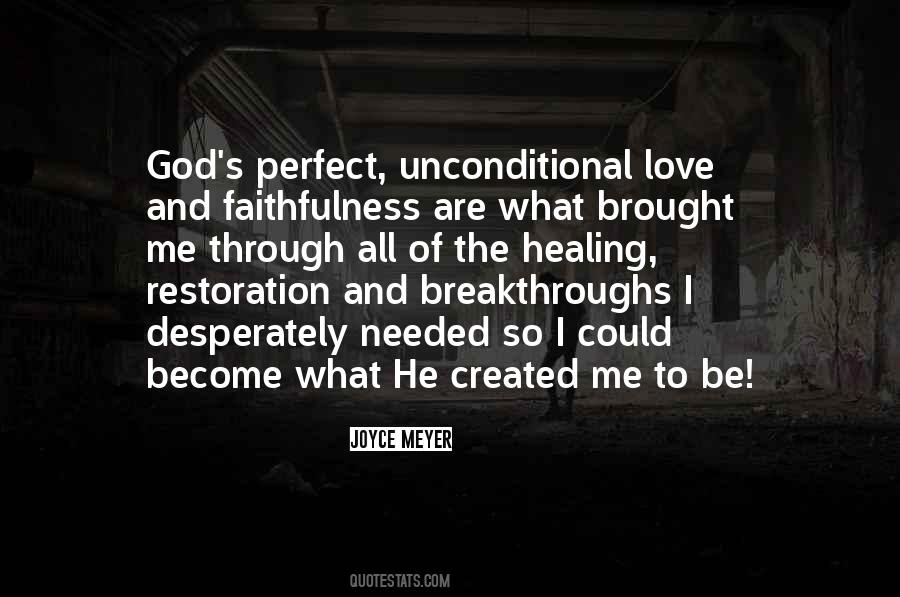 Quotes About Unconditional Love Of God #230522