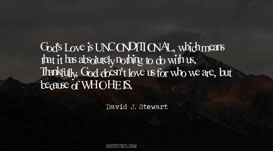 Quotes About Unconditional Love Of God #435362