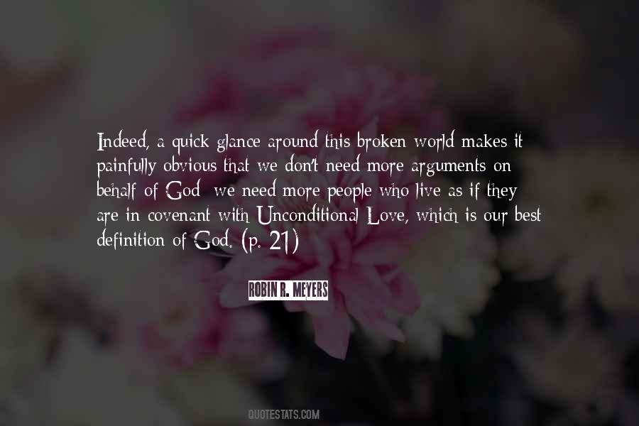 Quotes About Unconditional Love Of God #459482