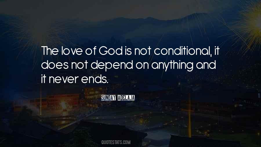 Quotes About Unconditional Love Of God #577250