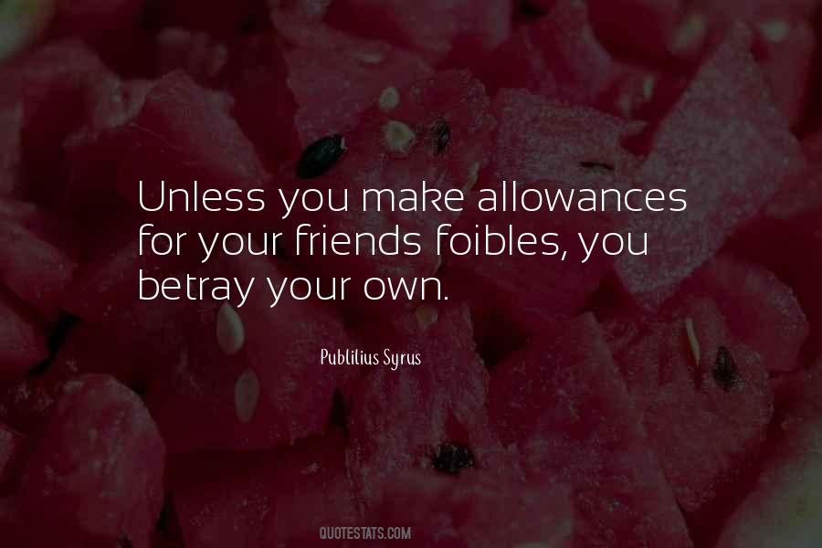 Quotes About Allowances #436677