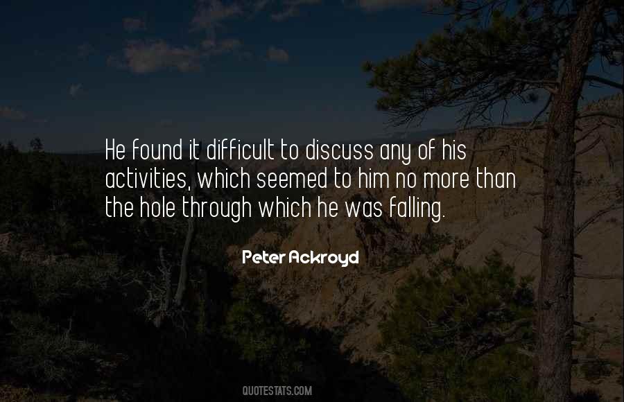 Quotes About Falling In A Hole #1287961