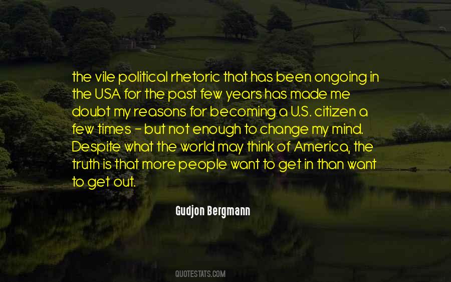 Change In America Quotes #773135