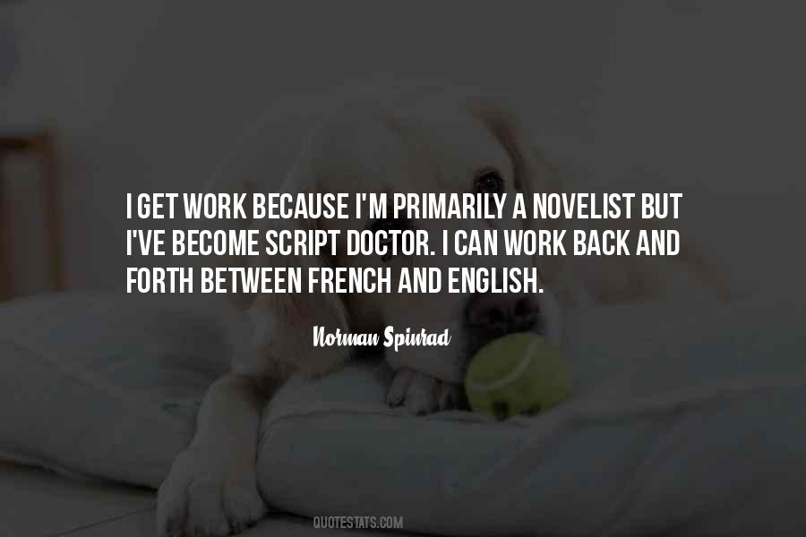 Quotes About Novelist #1300891