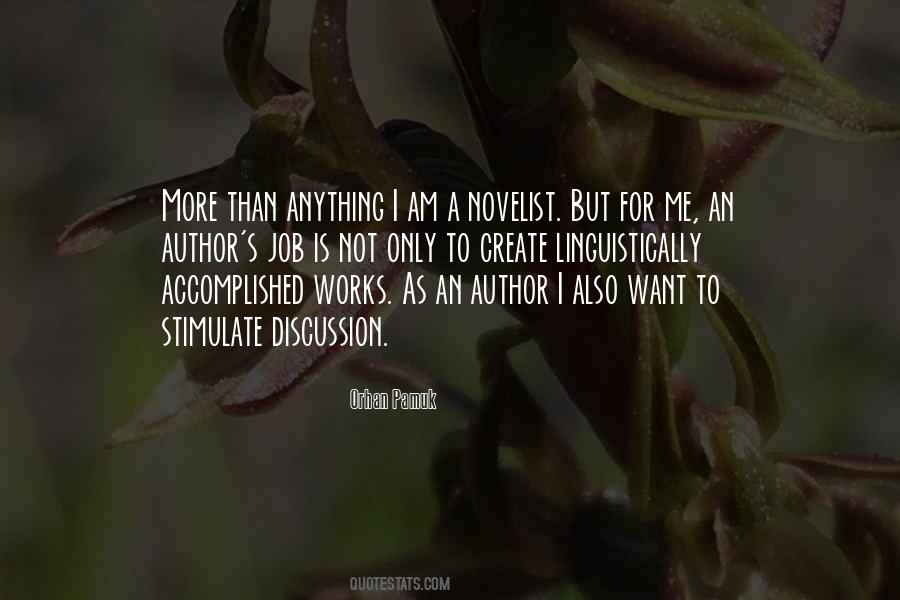 Quotes About Novelist #1309817