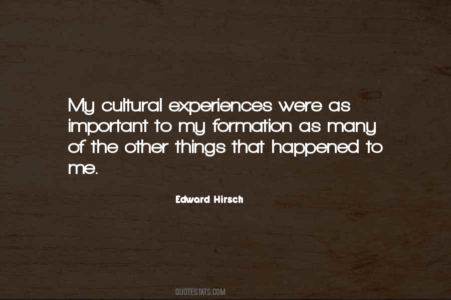 Cultural Formation Quotes #1674702