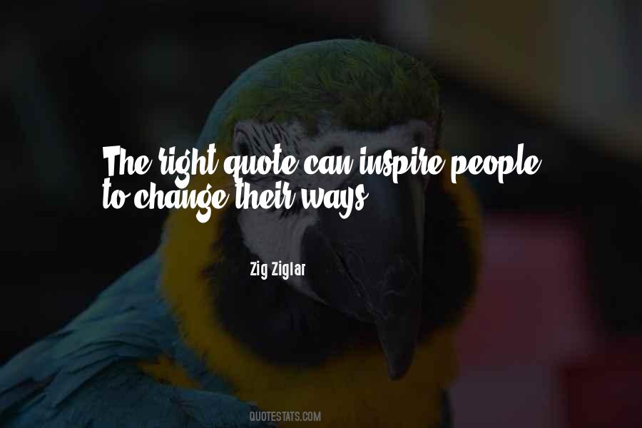 Inspire Change Quotes #765002