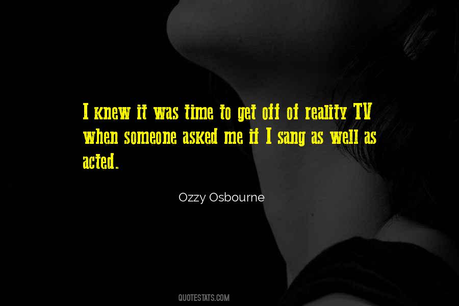 Quotes About Reality Tv #1195819