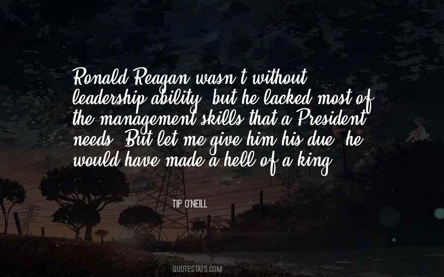 Quotes About Leadership Ronald Reagan #1174104