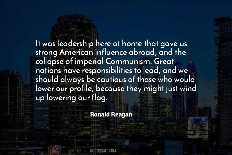 Quotes About Leadership Ronald Reagan #1544344