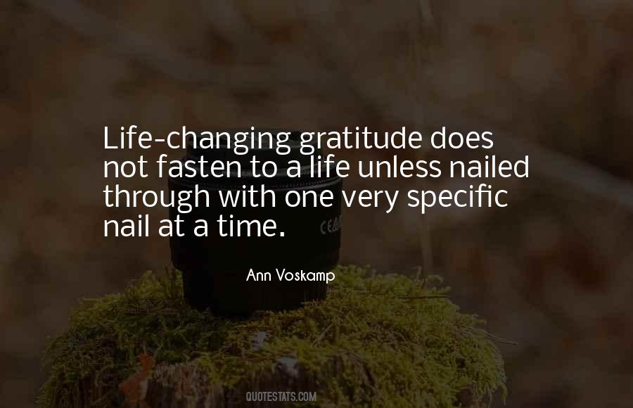 Quotes About Gratitude Ann Voskamp #1871255