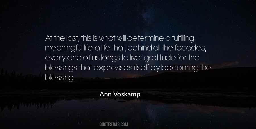 Quotes About Gratitude Ann Voskamp #317517