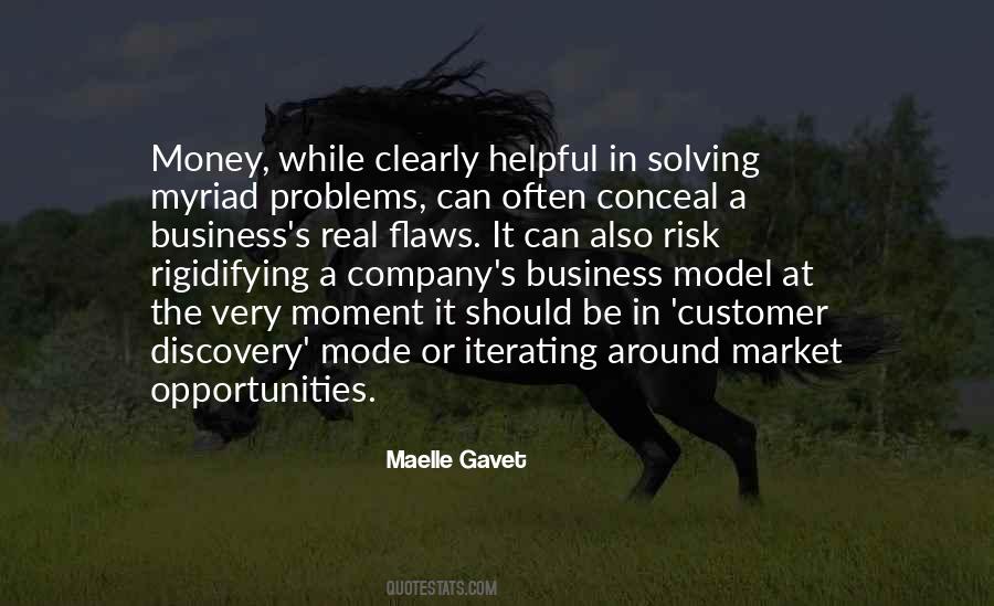 Quotes About Money Solving Problems #1799775