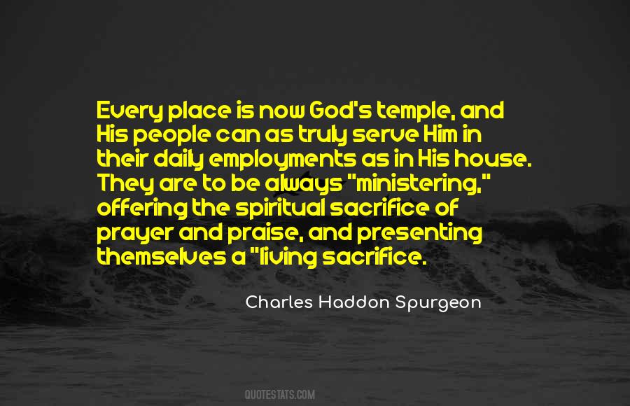 Quotes About God's House #376299