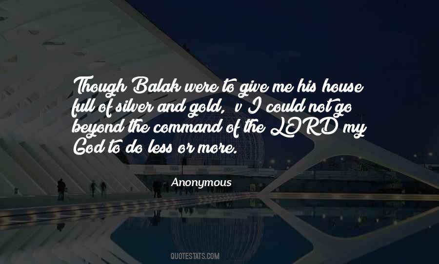 Quotes About God's House #52376