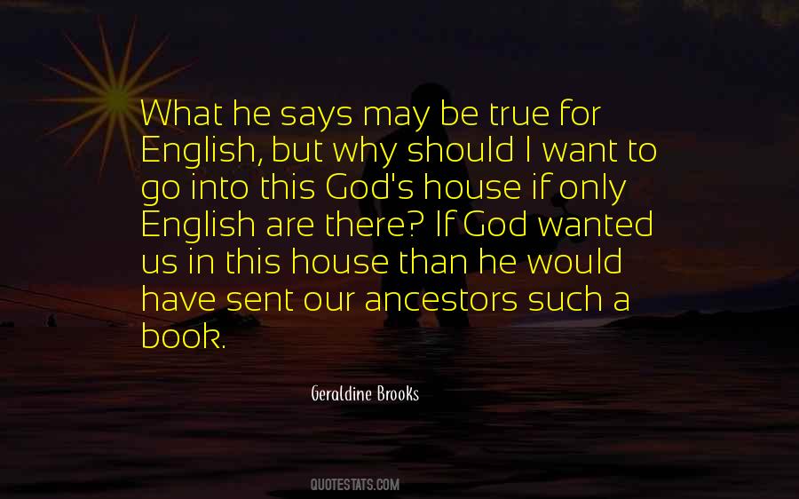 Quotes About God's House #847621