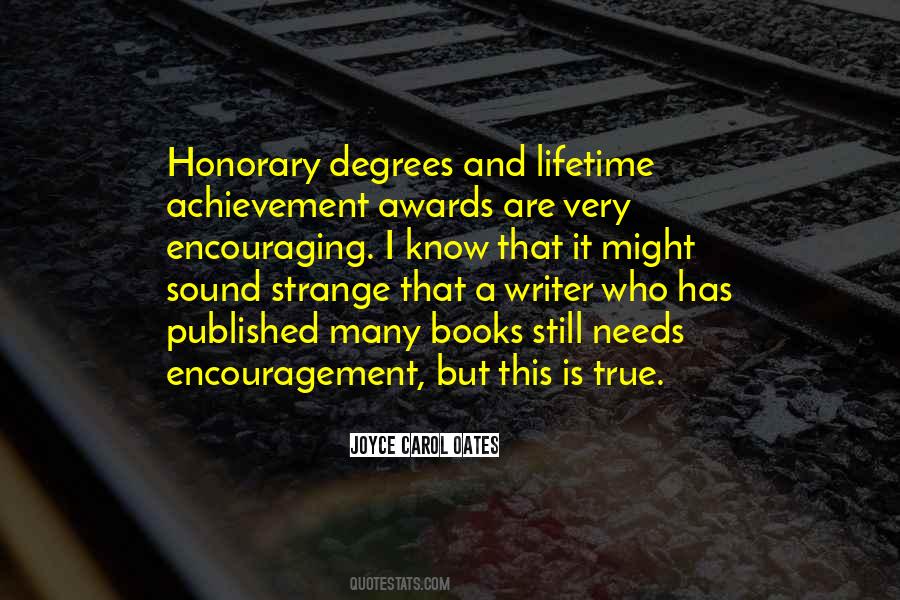 Quotes About Lifetime Achievement Awards #1106263