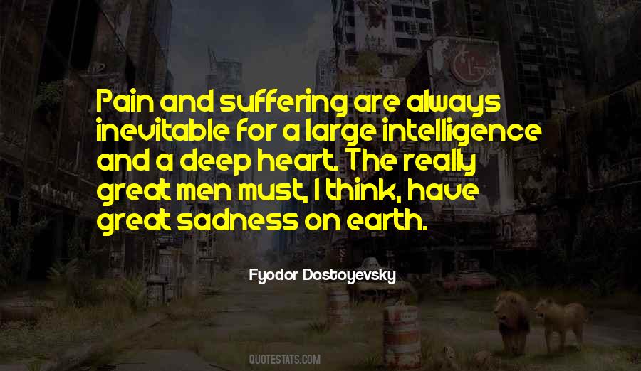 Quotes About Intelligence And Sadness #214578
