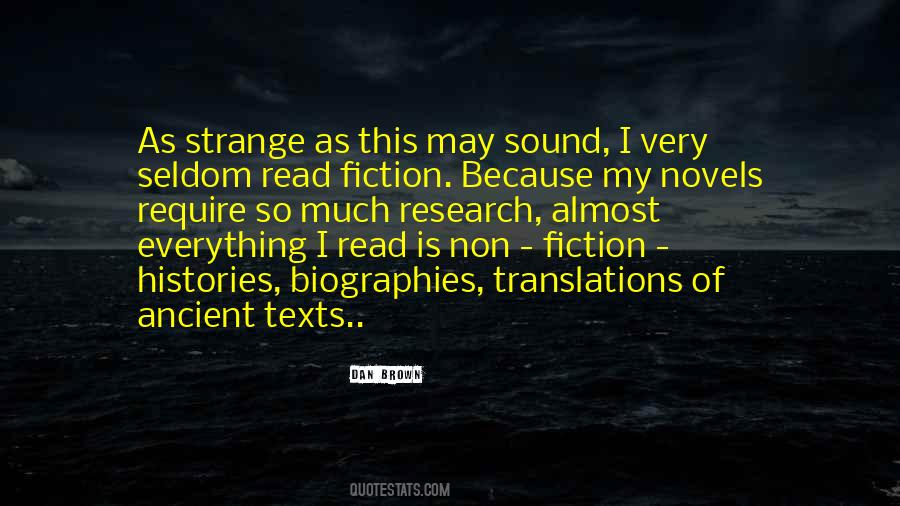 Quotes About Fiction Novels #547986