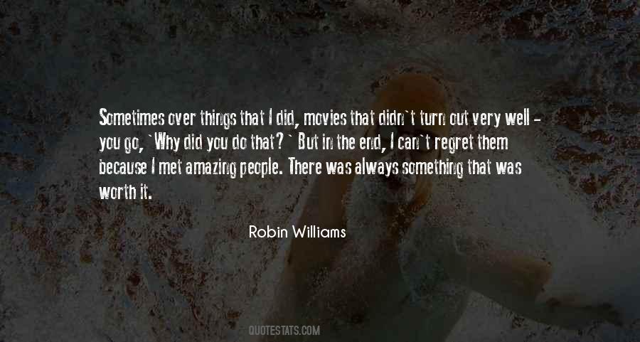 Quotes About Things You Regret #1230692