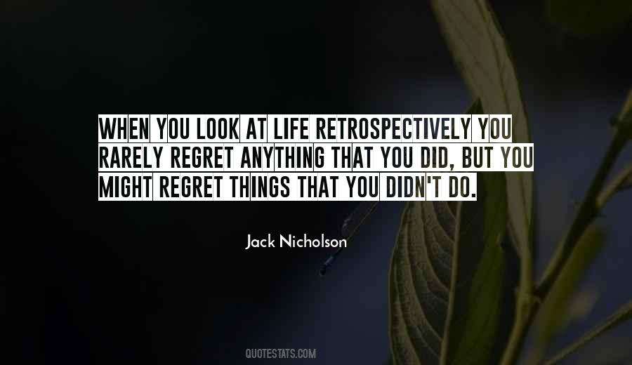 Quotes About Things You Regret #730908