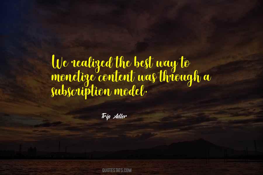 Quotes About Subscription #263901