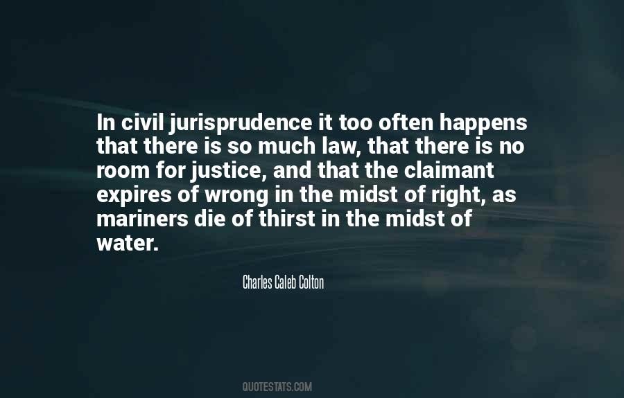 Quotes About Civil Justice #1448231