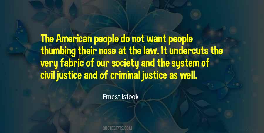 Quotes About Civil Justice #524236