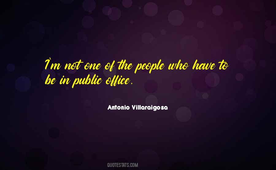 Public Office Quotes #695345