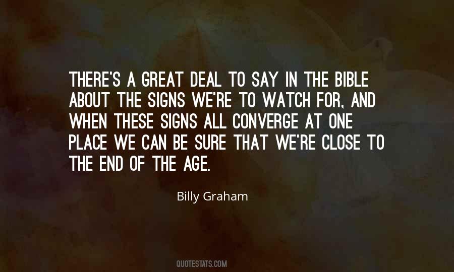 Quotes About The Signs #1382016