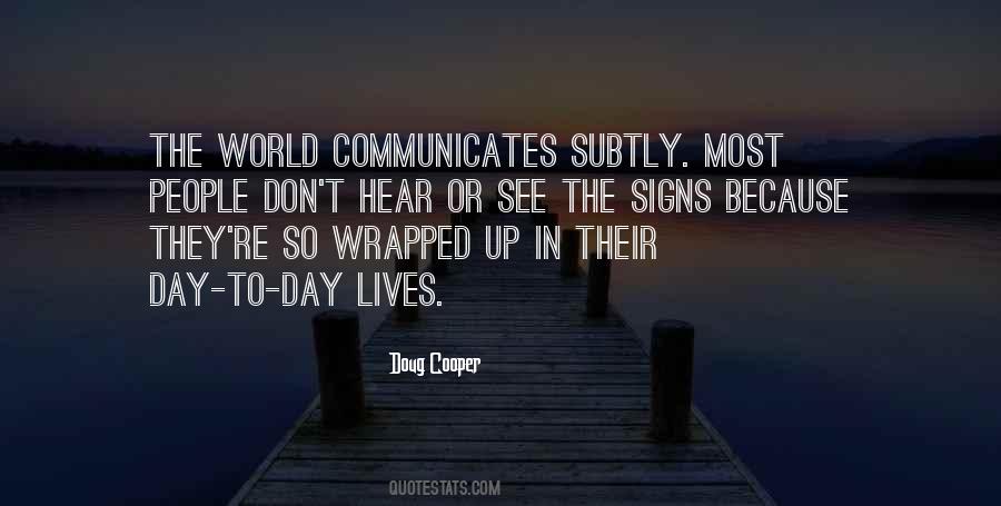 Quotes About The Signs #1638972