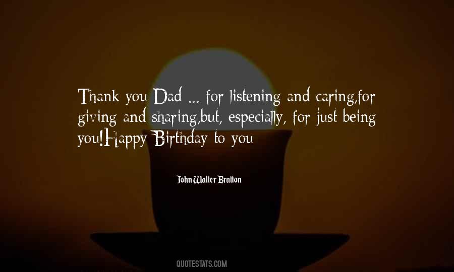 Quotes About Happy Birthday Dad #486917