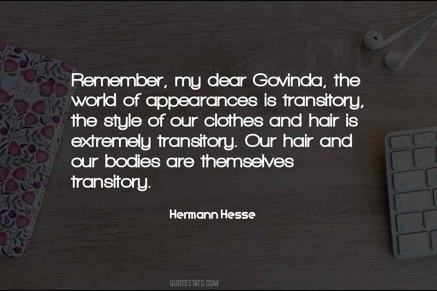 Quotes About Transitory #57657