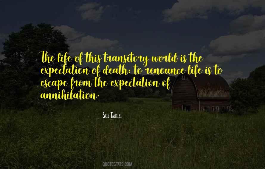 Quotes About Transitory #994912