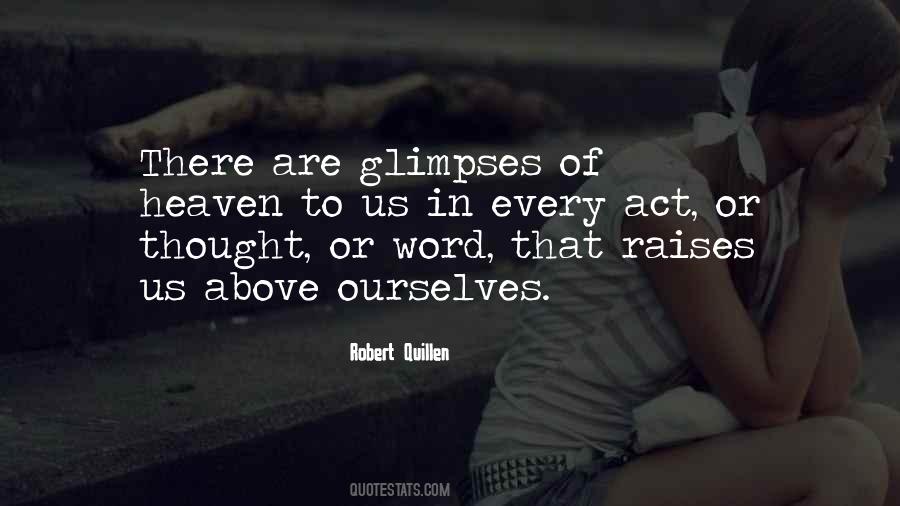 Quotes About Glimpses #303638